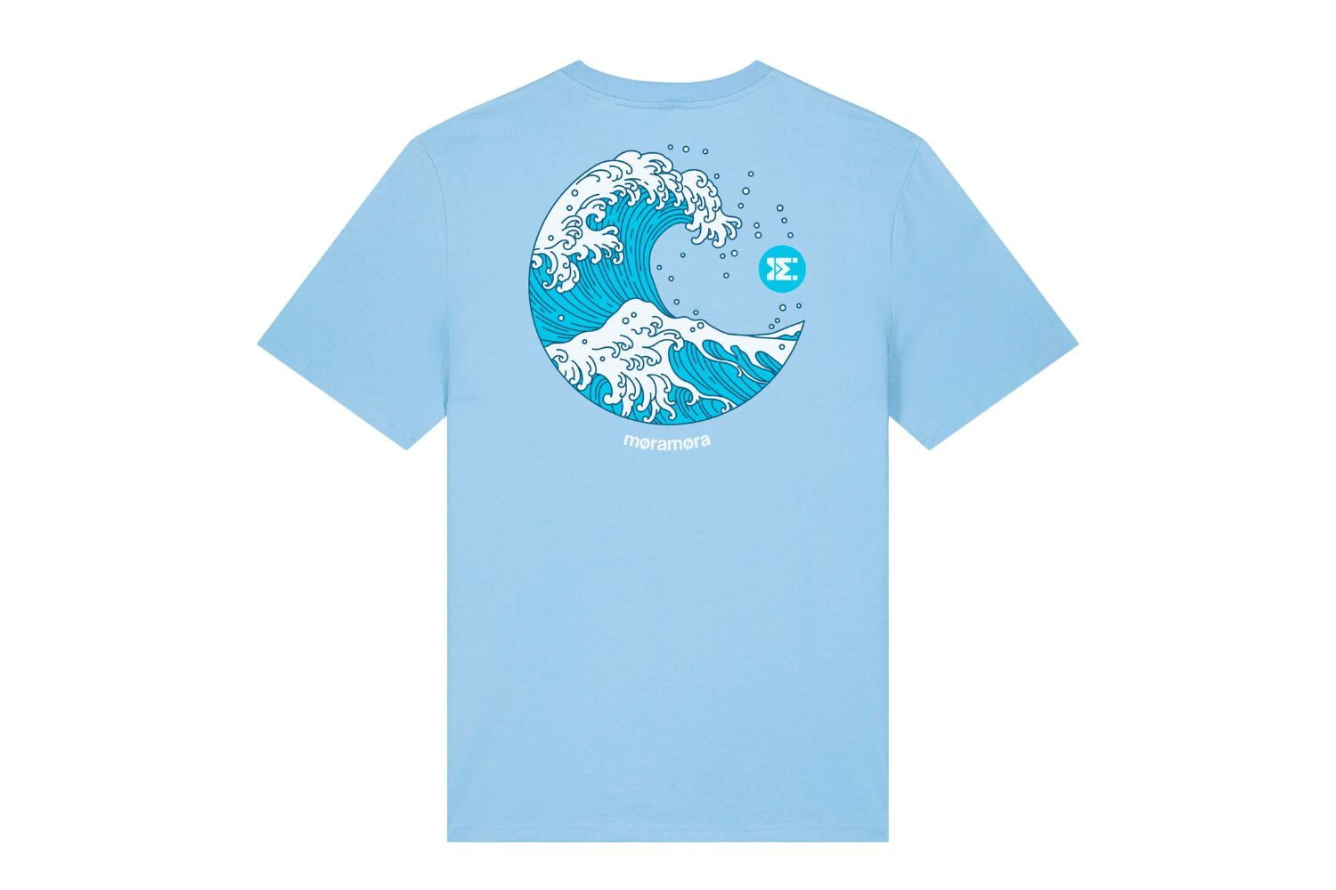 Camiseta wave sky blue moramora