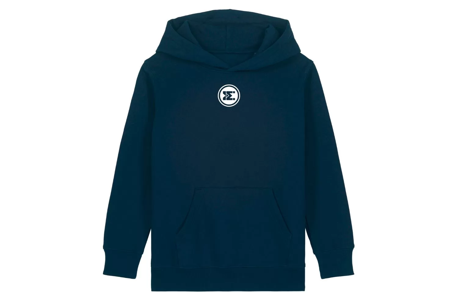 Hoodie kids navy front
